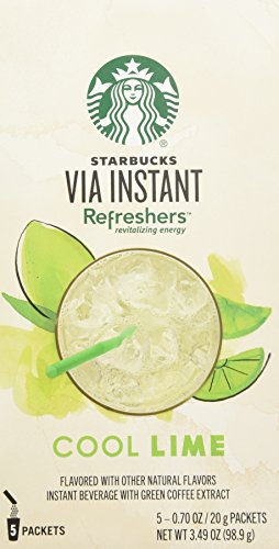 Starbucks VIA® Refreshers Cool Lime (3 Pack/Boxes) 5 Packets Each Box