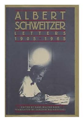 Albert Schweitzer Letters, 1905-1965
