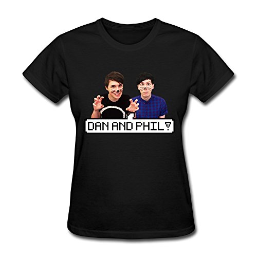 BESTT Women's Dan Howell And Phil Lester Pattern T-shirt