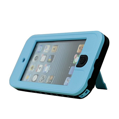 

iPod Touch 5 Case, Caka Full-Body Waterproof Shockproof Dirtproof Durable Full Sealed Protection Case Cover With Kickstand Apple Ipod 5 5G