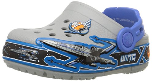 crocs Kids' CrocsLights Star Wars X-Wing Light-Up Clog (Toddler/Little Kid), Multi, 9 M US Toddler