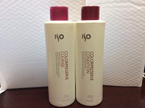 ISO Color Preserve Cleanse 33.8 Oz. Shampoo + 33.8 Oz. Conditioner