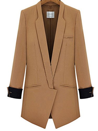 Fairyland7 Ladies Work Blazers Suits Plus Size Slim Blazer Jackets
