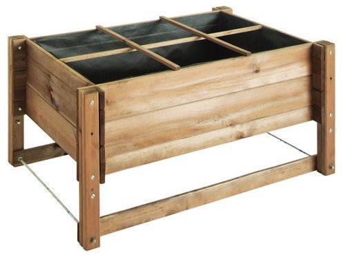 Burger 435 Carré Potager Réglables en H Brun