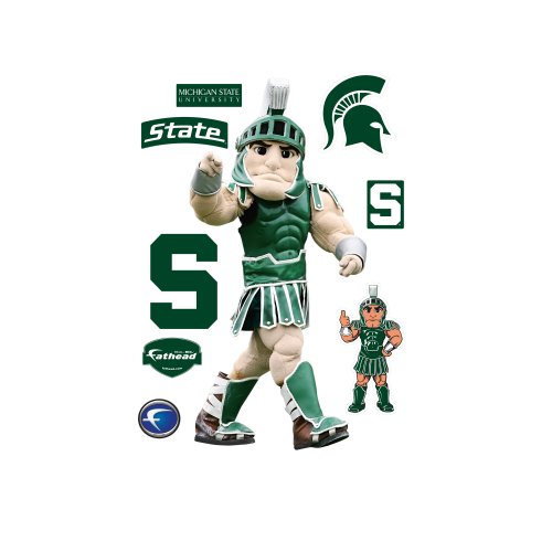 NCAA Michigan State Mascot Wall Decal