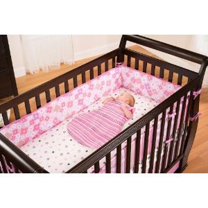 mini crib mesh bumper pads