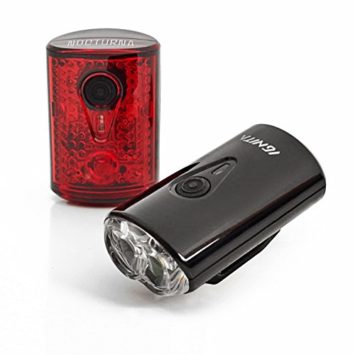 MetroFlash Bike Light Combo Ignita Headlight And Nocturna Tail Light USB Rechargeable