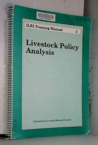 Livestock policy analysis (ILRI training manual) by unknown author
