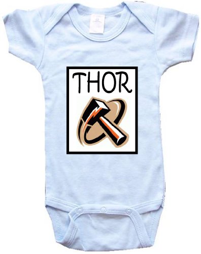 THOR - The Hammer!!! - BigBoyMusic Baby One Piece Bodysuit