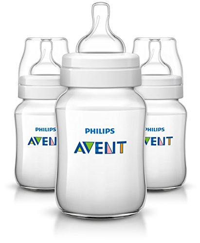 Philips AVENT Classic Plus BPA Free Polypropylene Bottles, 9 Ounce (Pack of 3)