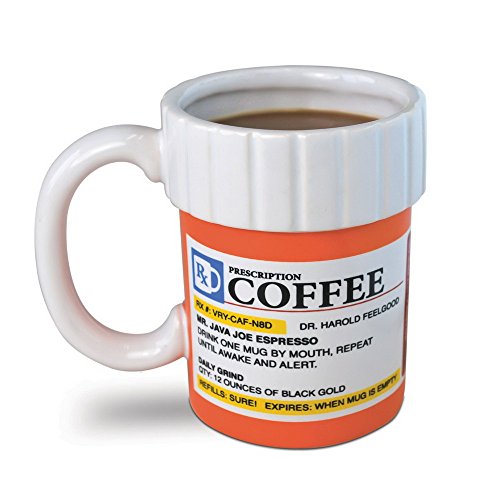 Generic Prescription / Pill Bottle Drink Kooler Coffee Mug/Coffee Cup