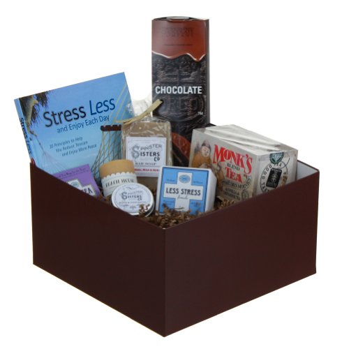 Algopix Similar Product 1 - Less Stress and Relax Gift Box  Basket