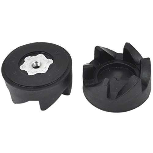 

Home Kitchen Blender 6 Teeth Coupling Clutch Gear 33mm Dia 2pcs Black