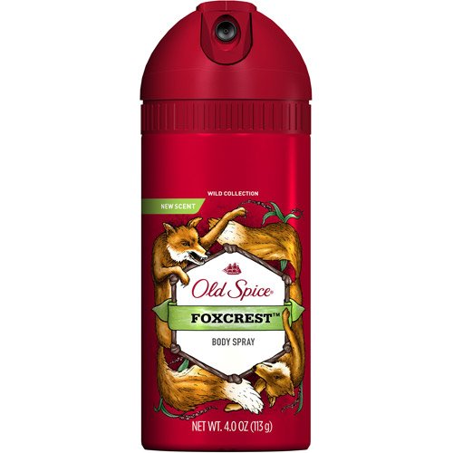 Old Spice Wild Collection Foxcrest Scent Men's Body Spray 4 Oz