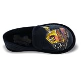 Spongebob Toddler Boys Navy Blue Corduroy Mocassin Slippers