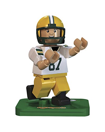 NFL GEN3 Green Bay Packers Jordy Nelson Limited Edition Minifigures, Green, Small