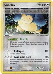 Algopix Similar Product 5 - Snorlax  EX Fire Red and Leaf Green 