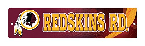NFL Washington Redskins High-Res Plastic Street Sign