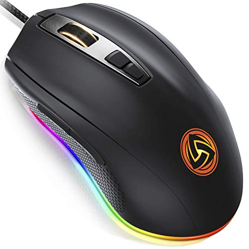 Algopix Similar Product 19 - LUDOS FLAMMA Gaming Mouse RGB 10000
