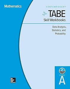 TABE Skill Workbooks Level A: Data Analysis, Statistics, and Probability - 10 Pack (Achieving TABE Success for TABE 9 & 10)