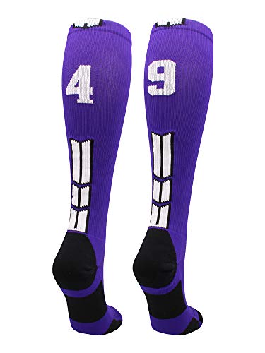 Algopix Similar Product 16 - MadSportsStuff Player Id Number Socks