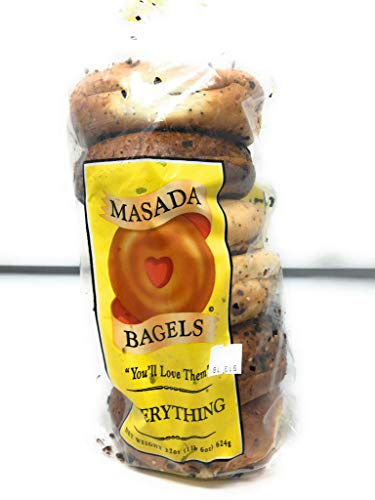Algopix Similar Product 18 - Masada Bakery, Bagel Everything, 6 Count