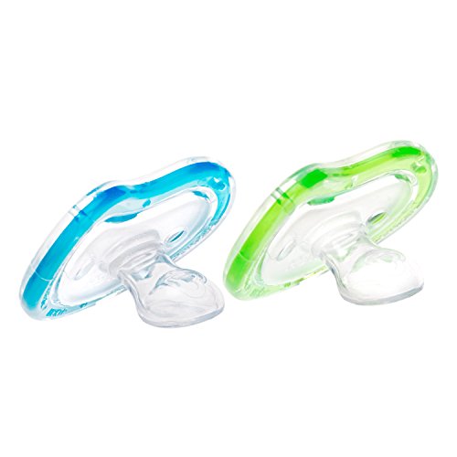 Munchkin Latch Lightweight Pacifier, Blue/Green, 6+ Months, 2 Count