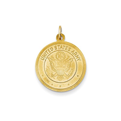 Algopix Similar Product 18 - 14k US Army Saint Christopher Medal