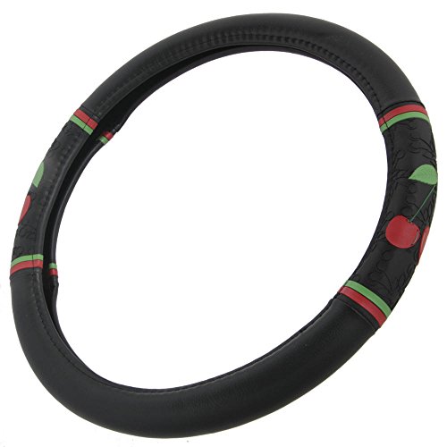 Cherry Pattern Steering Wheel Cover 14.5
