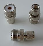 RF coaxial adapter mini UHF male to UHF SO-239 adapter