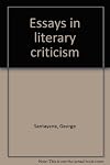 Essays in literary criticism