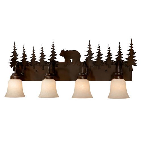 

Vaxcel Lighting VL55704 Bozeman 4 Light Bathroom Vanity Light - 37 Inches Wide