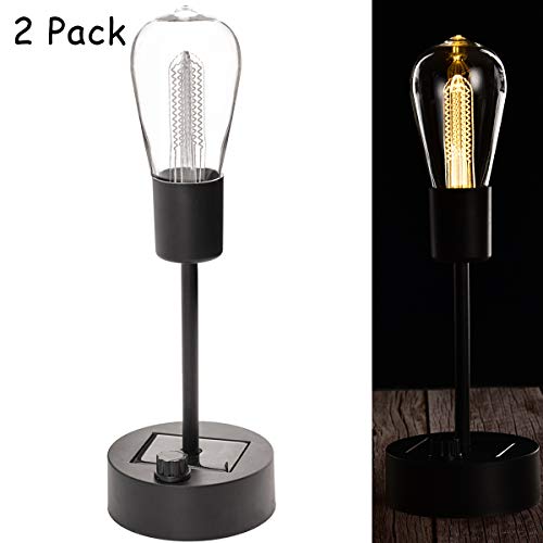 Algopix Similar Product 3 - GIGALUMI 2 Pack Solar Edison Table