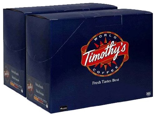 

Timothy's World Coffee French Roast, 24 ct K-Cups, 2 pk
