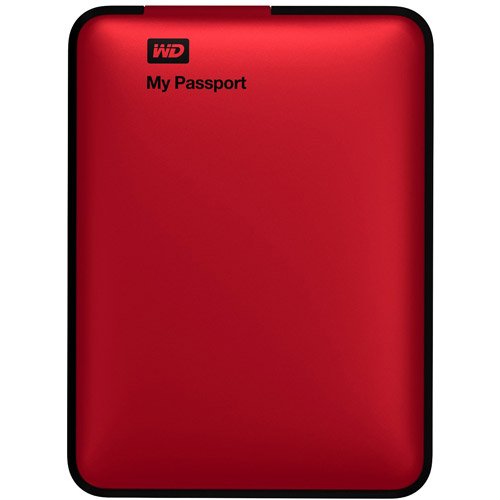 WD+My+Passport+2TB+Portable+External+Hard+Drive+Storage%2C+Red【並行輸入】