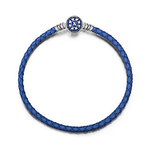 Algopix Similar Product 3 - NinaQueen 75 Blue Genuine Leather