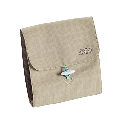Algopix Similar Product 3 - Lewis N Clark Jewelry Roll, Beige/Mint
