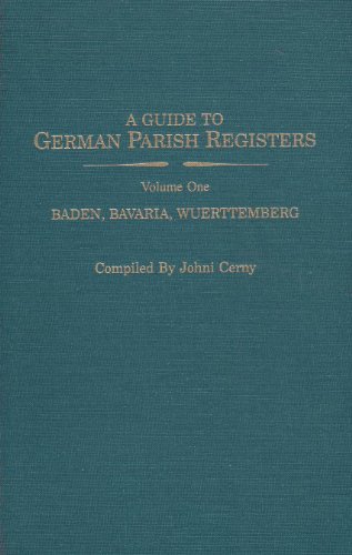 Guide to German Parish Registers by John Cerny