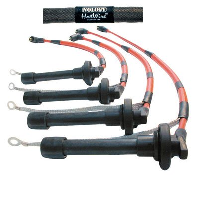 

Mazda 92-96 MX3 (1.6L 4Cyl) Nology HotWires Ignition Spark Plug Wires (Black Color Only)