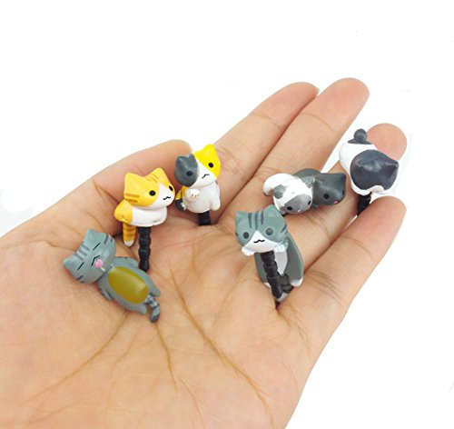 Algopix Similar Product 18 - yueton Pack of 6 Cat Dust Plug Stopper