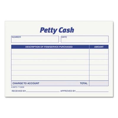 

Tops - 2 Pack - Received Of Petty Cash Slips 3 1/2 X 5 50/Pad 12/Pack "Product Category: Forms Recordkeeping & Reference Materials/Forms & Recordkeeping Systems"