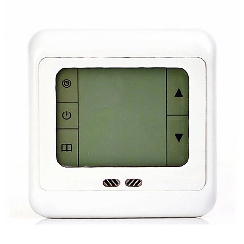 

Digital Weekly Programmable Touchscreen Thermostat Underfloor Floor Heating Room Thermostat LCD Blue Backlight for Electric Heating System 16A