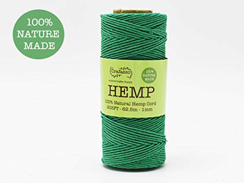 Algopix Similar Product 20 - Crafasso Hemp Twine Cord Spool 205ft