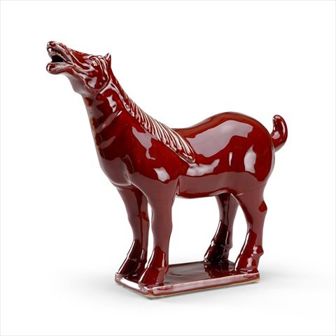 

Wildwood Lamps 292499 Antique Finished Ceramic Hand Made And Glazed Tang Horse Braying