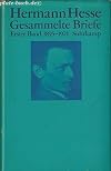 Hermann Hesse Gesammelte Briefe: Erster Band 1895-1921