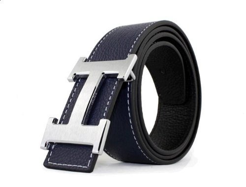 Dinamit Women's H Reversible Leather Belt With Removable Buckle