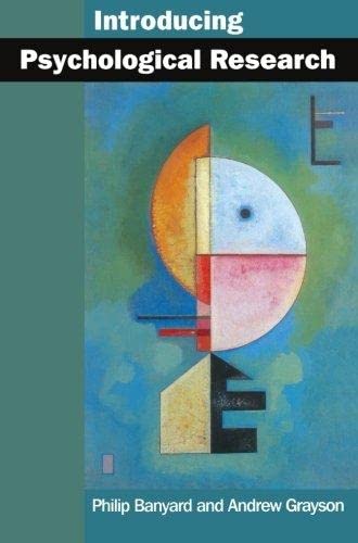 Introducing Psychological Research: Sixty Studies That Shape Psychology by Philip Banyard