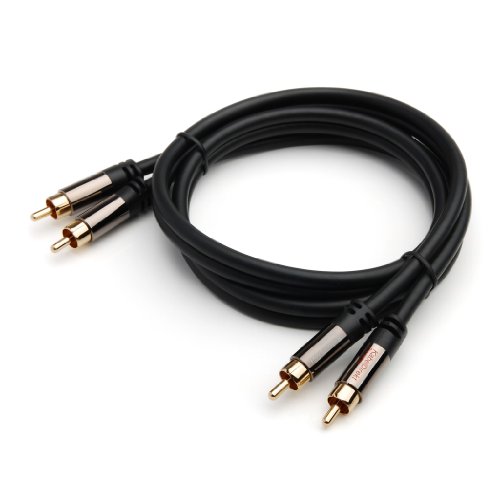 

KabelDirekt 20 feet 2 x RCA Male to 2 x RCA Male Stereo Audio Cable - PRO Series