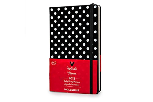 Moleskine 2015 Minnie Mouse Limited Edition Daily Planner, 12 Month, Large, Black, Hard Cover (5 x 8.25) (Moleskine Diaries)