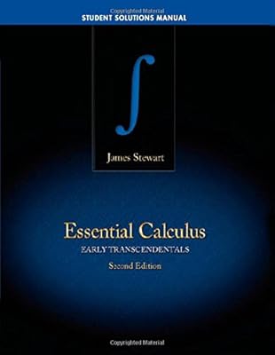 Student Solutions Manual for Stewart's Essential Calculus: Early Transcendentals, 2nd